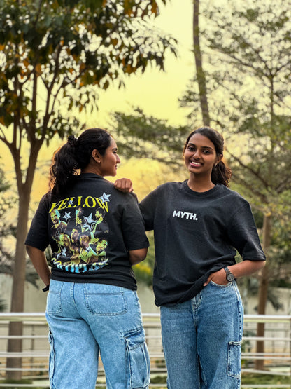 Cold Play – Oversized T-Shirt (Charcoal Grey)